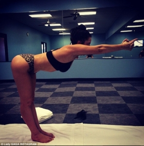 hatha yoga lady gaga