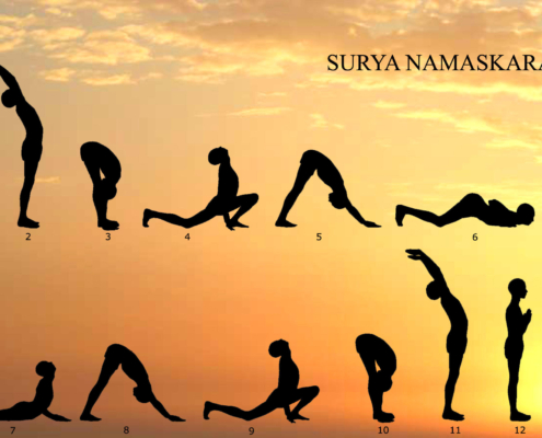 Surya Namaskar at Mahi yoga